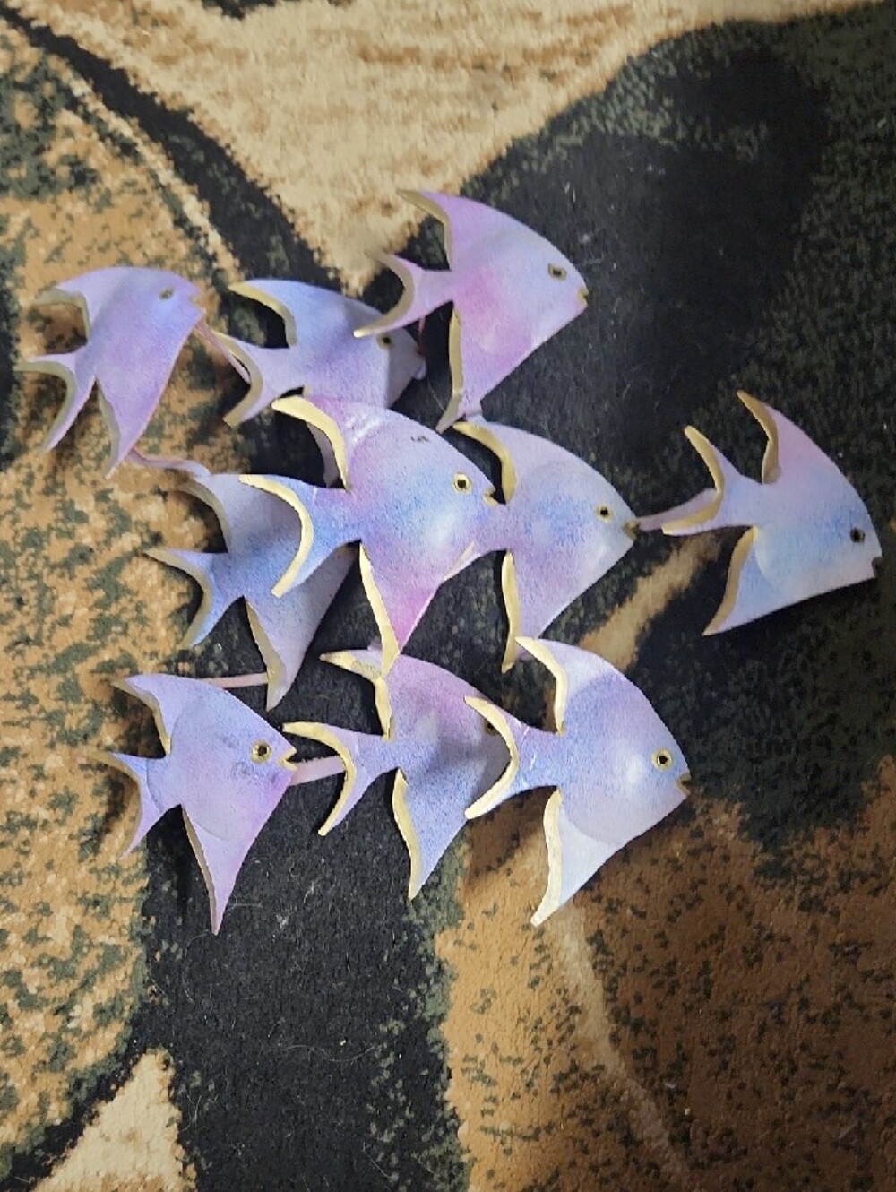 Mid Century Metal Fish Wall Hanging - Picture 7 of 10